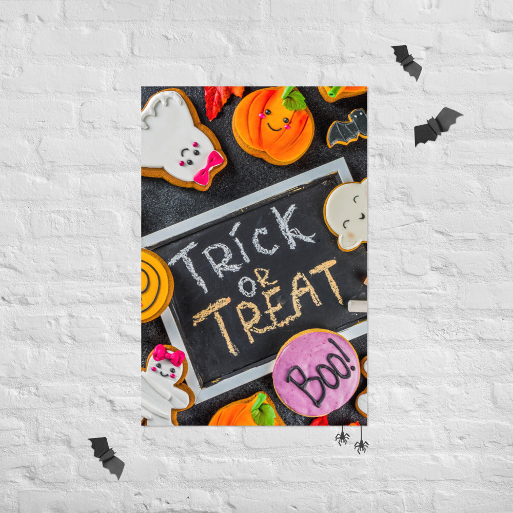 Halloween Poster Gingerbread Cookies!