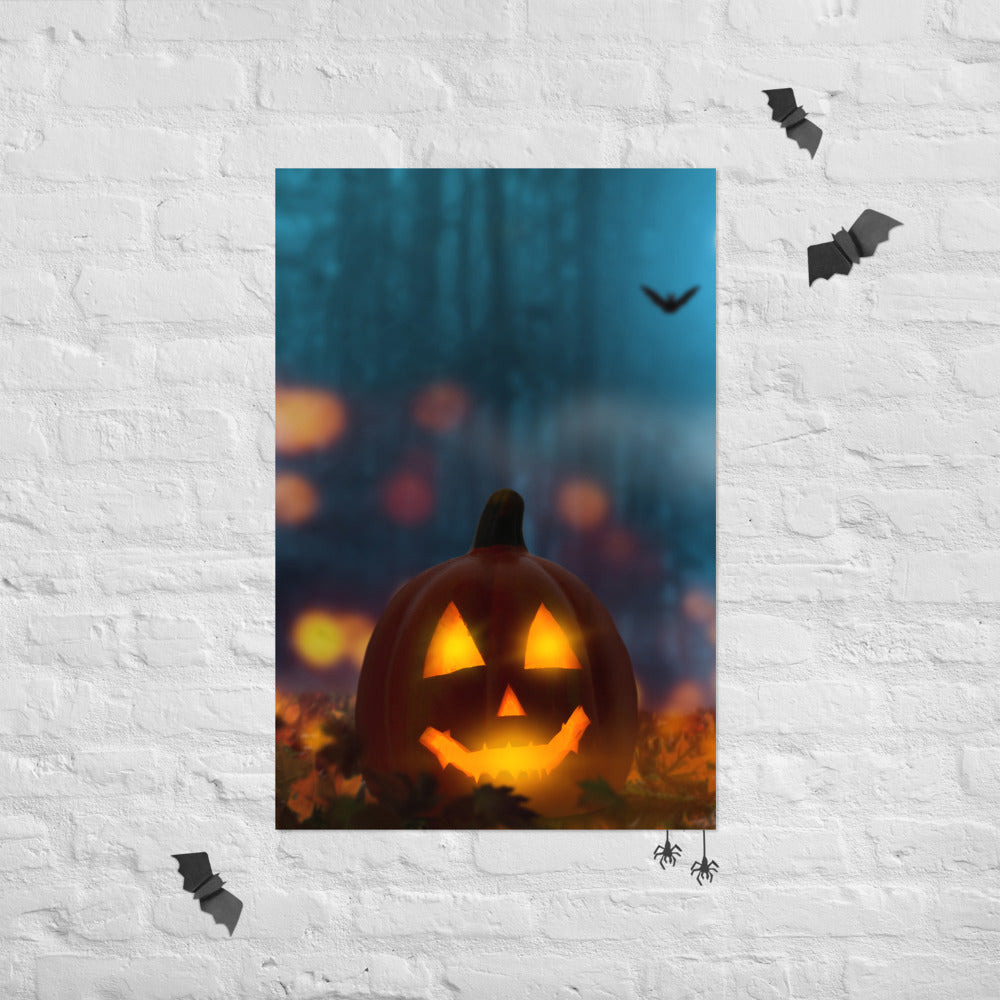 Halloween Night Poster Jack Lantern!