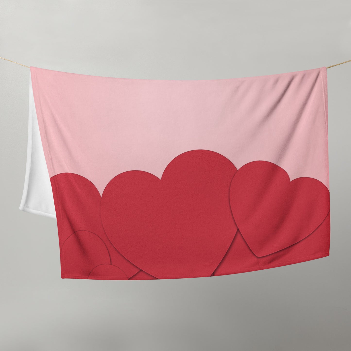Hearts Throw Blanket