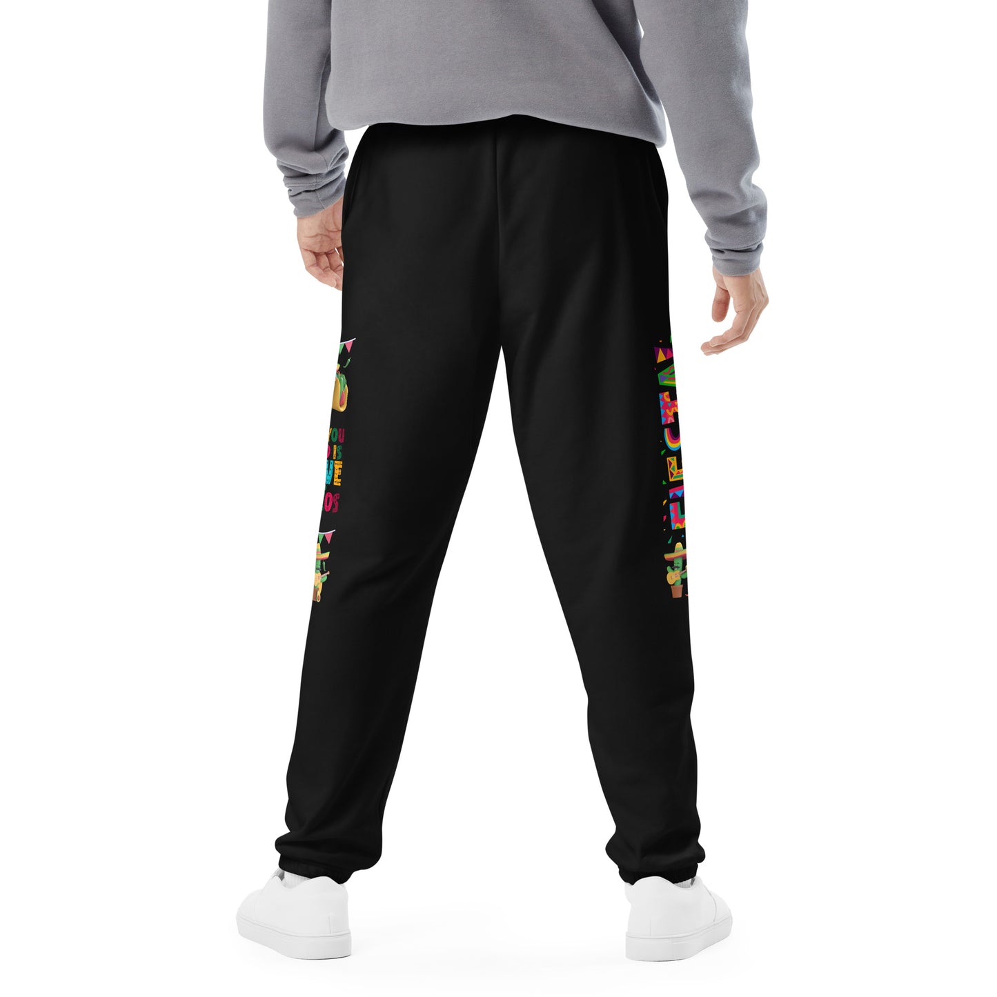 Spicy Serenades: Musical Chili Pepper and Cactus Unisex Sweatpants - Raining Gifts Exclusive!