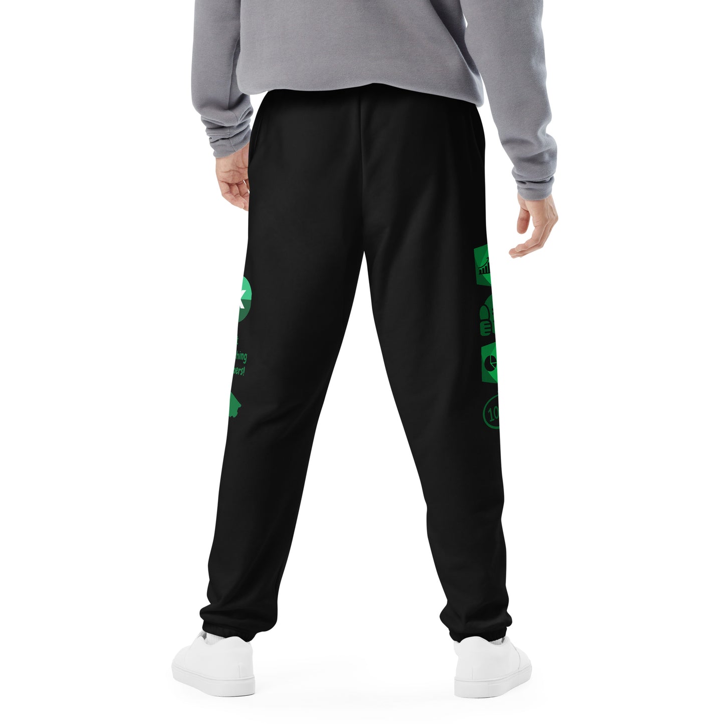 Mathematical Maestro Unisex Comfort Sweatpants - 'I Excel at Crunching Numbers!' by Raining Gifts Design
