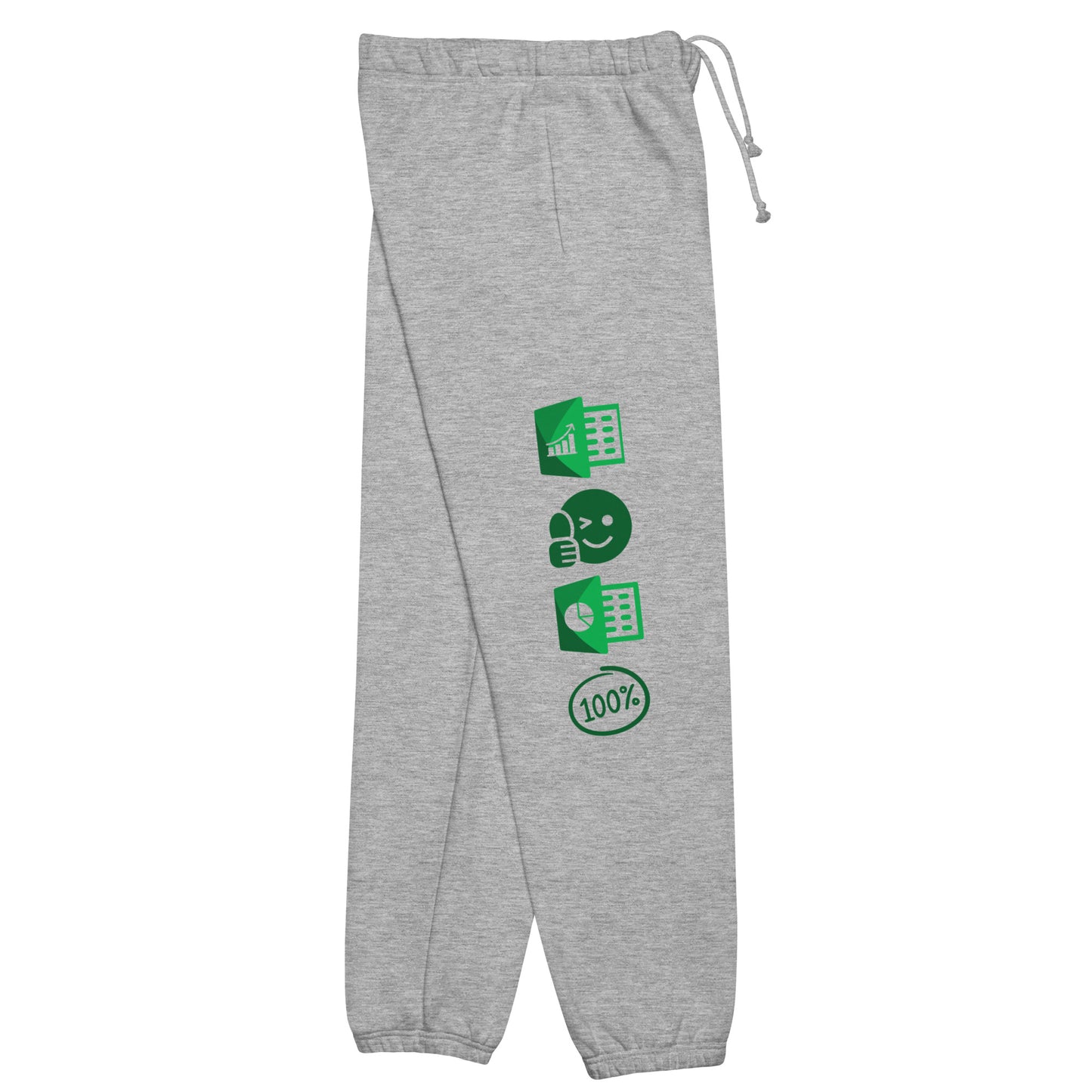 Mathematical Maestro Unisex Comfort Sweatpants - 'I Excel at Crunching Numbers!' by Raining Gifts Design