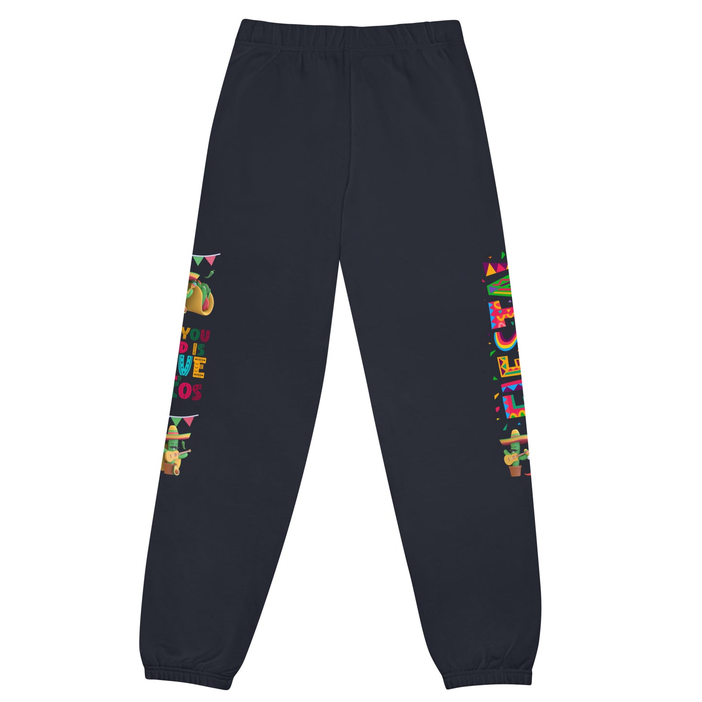 Spicy Serenades: Musical Chili Pepper and Cactus Unisex Sweatpants - Raining Gifts Exclusive!