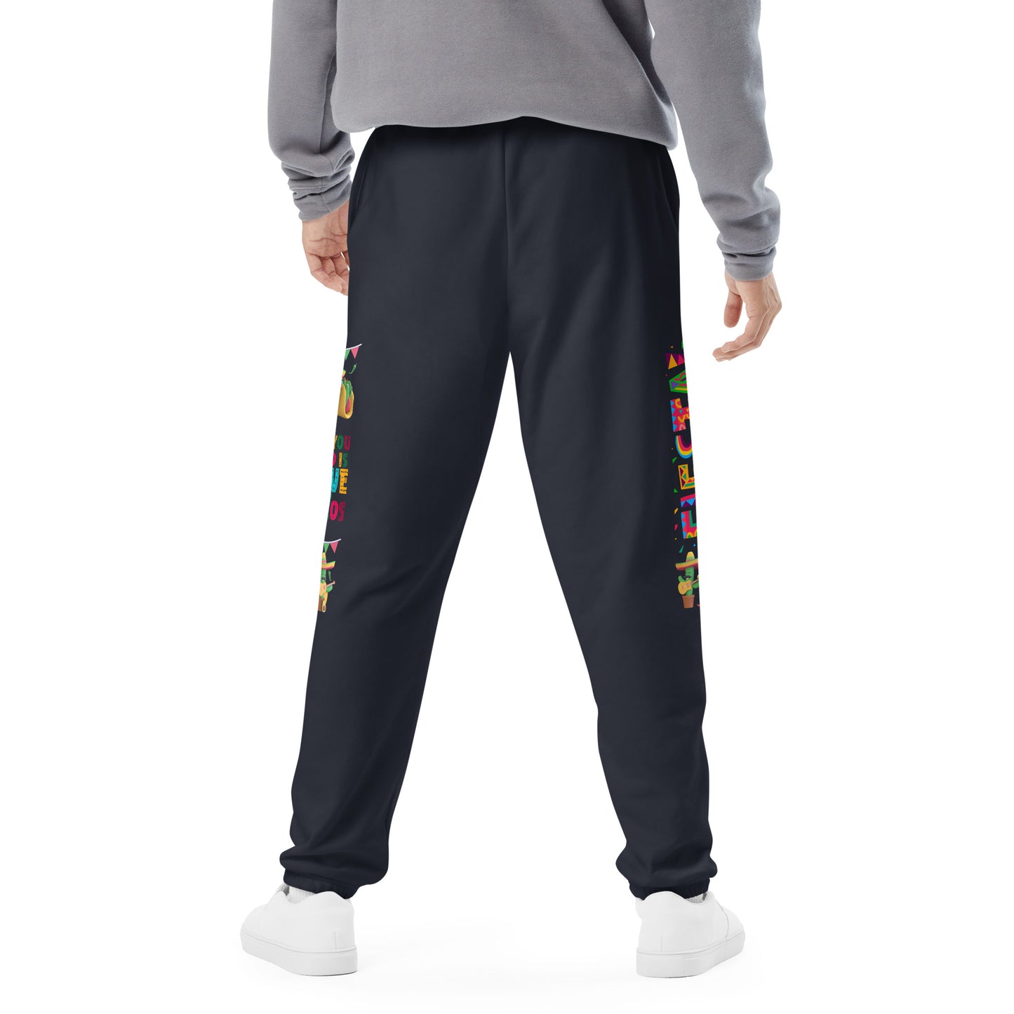 Spicy Serenades: Musical Chili Pepper and Cactus Unisex Sweatpants - Raining Gifts Exclusive!