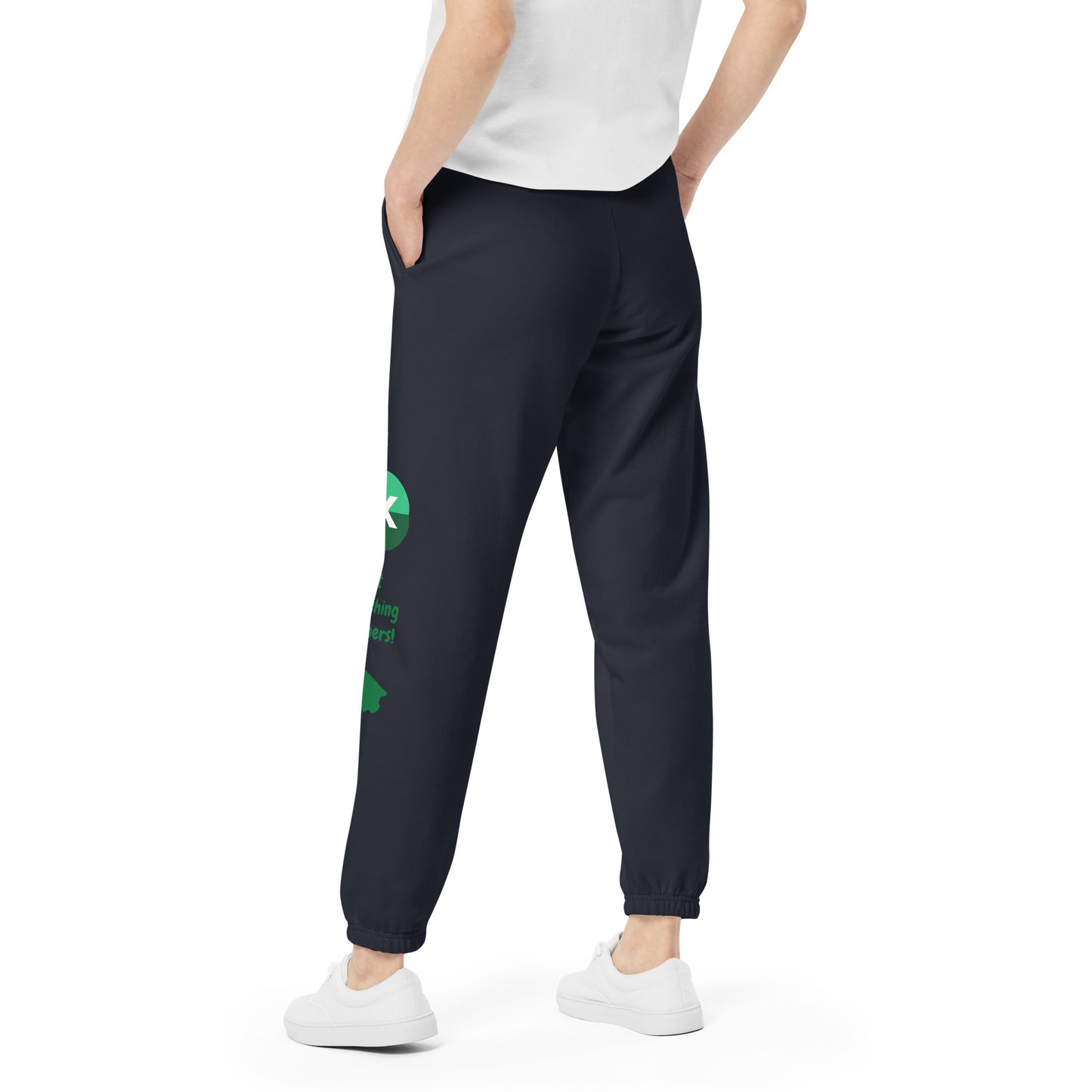 Mathematical Maestro Unisex Comfort Sweatpants - 'I Excel at Crunching Numbers!' by Raining Gifts Design