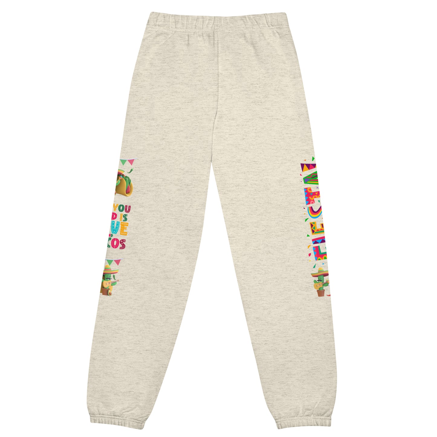 Spicy Serenades: Musical Chili Pepper and Cactus Unisex Sweatpants - Raining Gifts Exclusive!