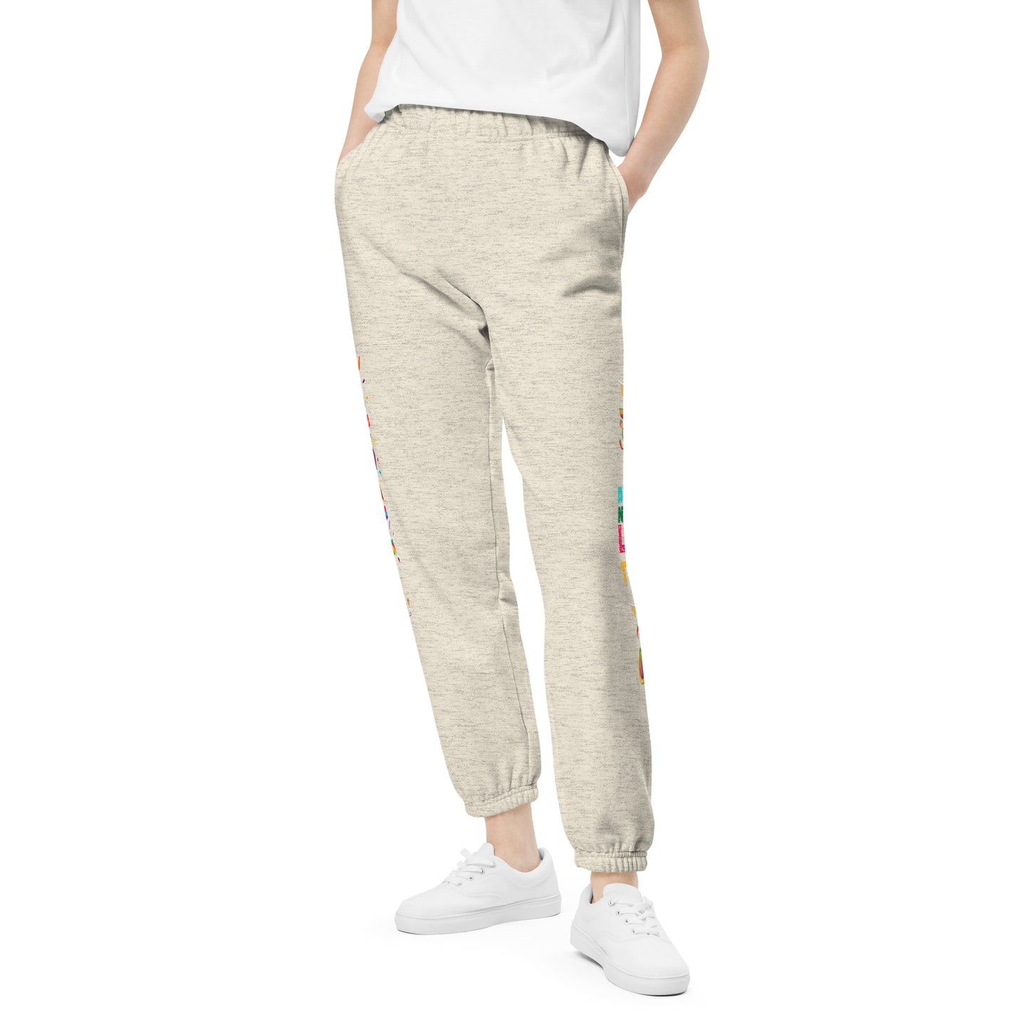 Spicy Serenades: Musical Chili Pepper and Cactus Unisex Sweatpants - Raining Gifts Exclusive!