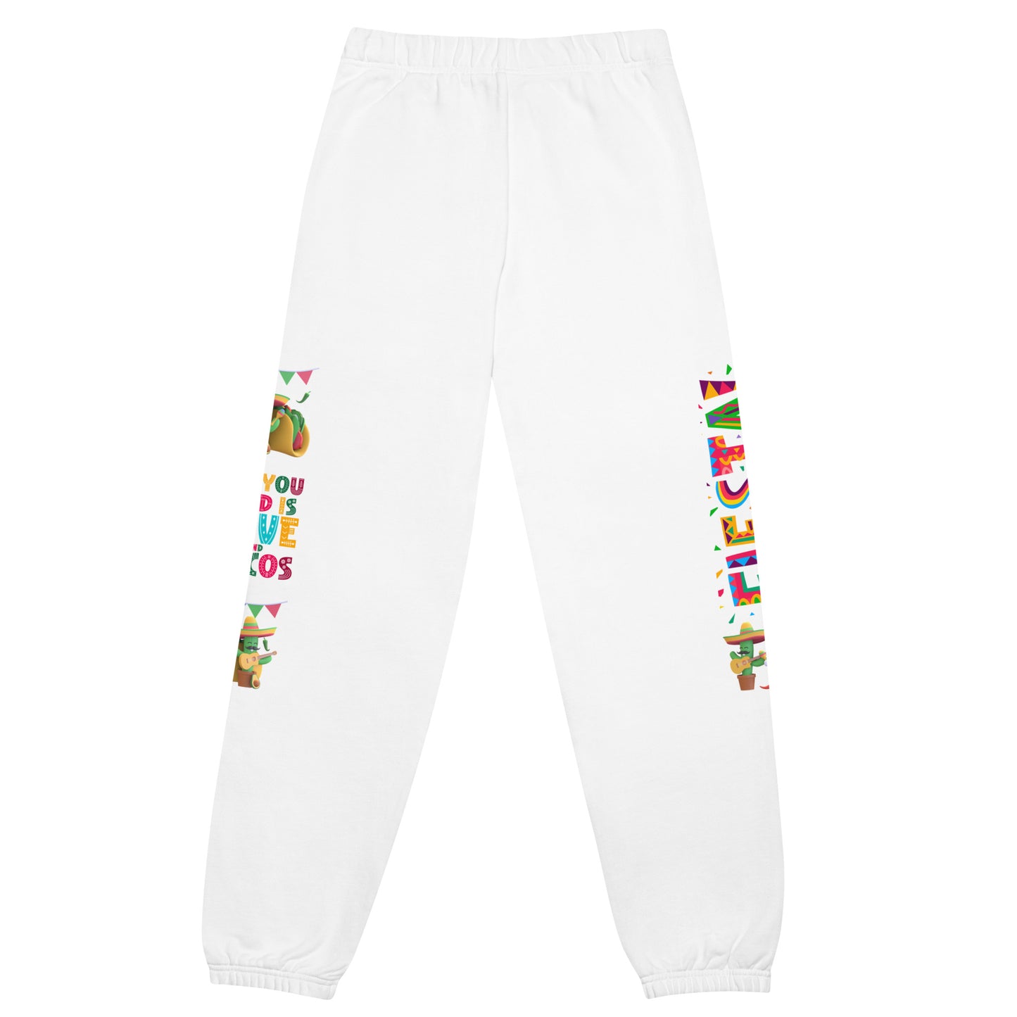 Spicy Serenades: Musical Chili Pepper and Cactus Unisex Sweatpants - Raining Gifts Exclusive!