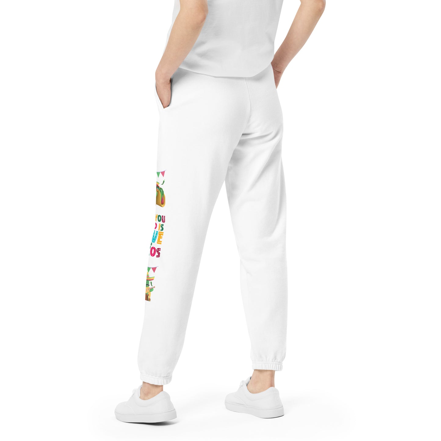 Spicy Serenades: Musical Chili Pepper and Cactus Unisex Sweatpants - Raining Gifts Exclusive!