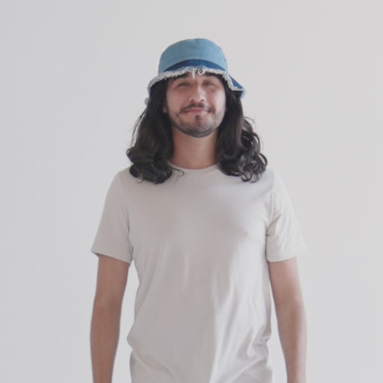 Distressed Denim Bucket Hat.mp4