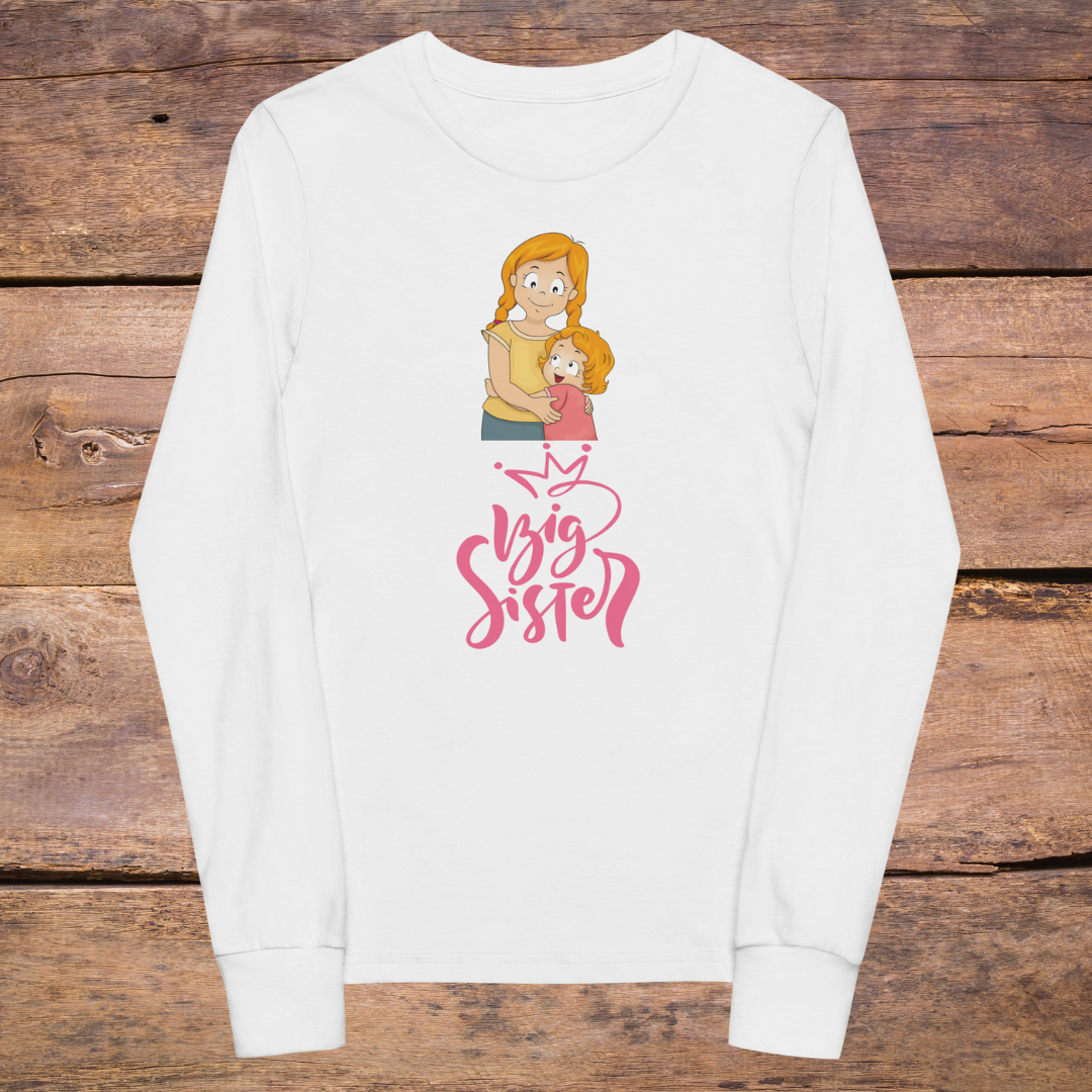 Comfortable Youth Long Sleeve Tee Big Sister