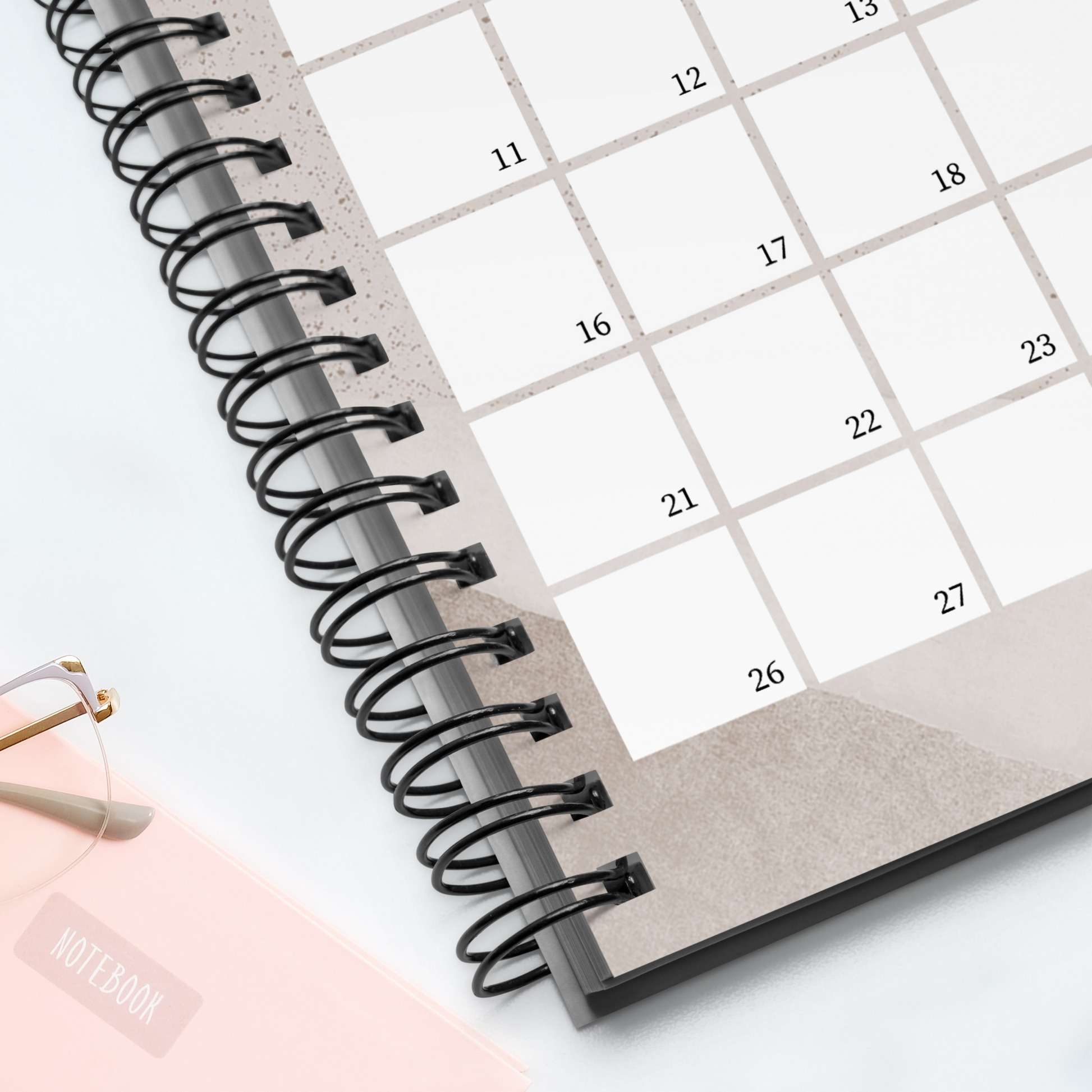 Dotted Journal Content Calendar Notebook