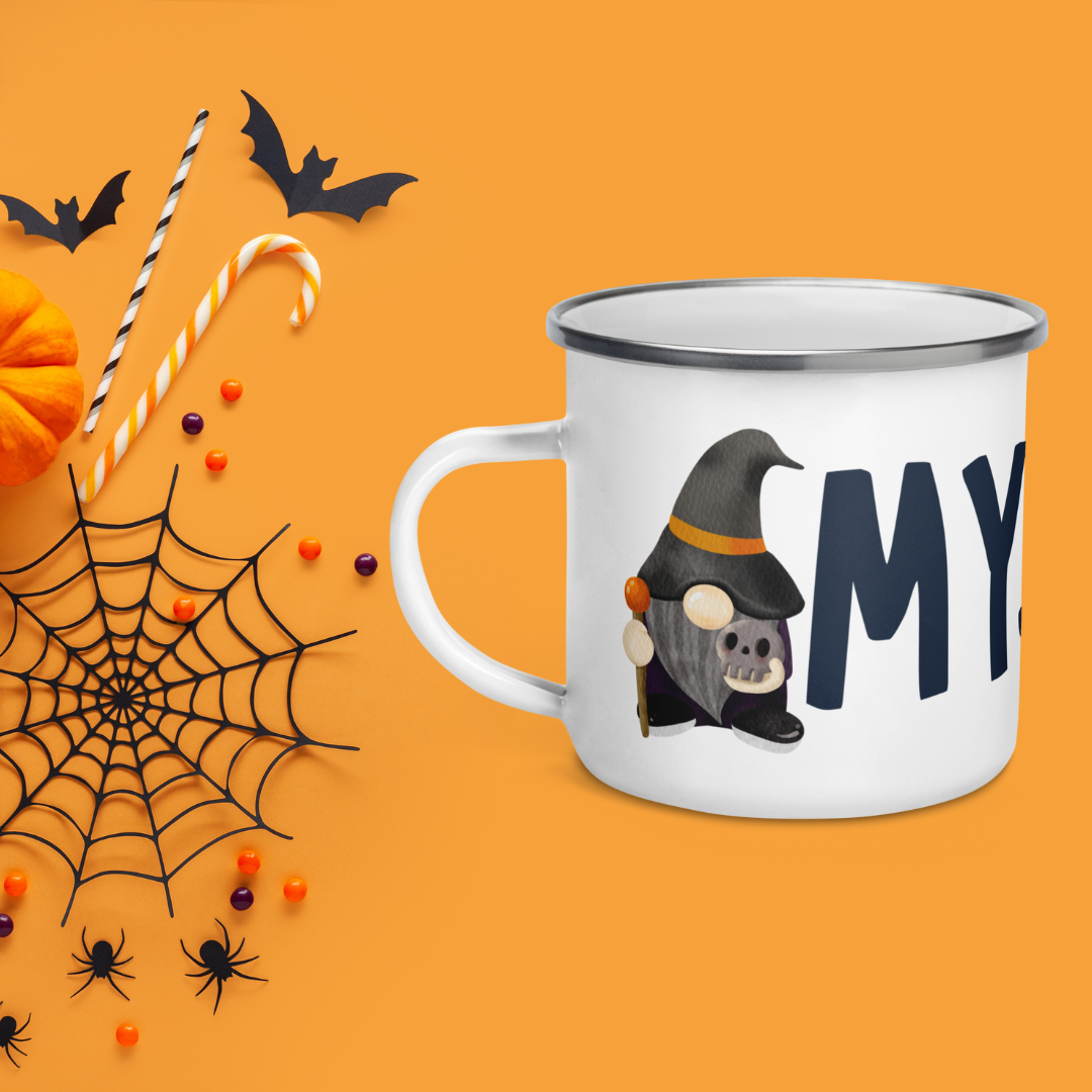 Halloween Enamel Cup