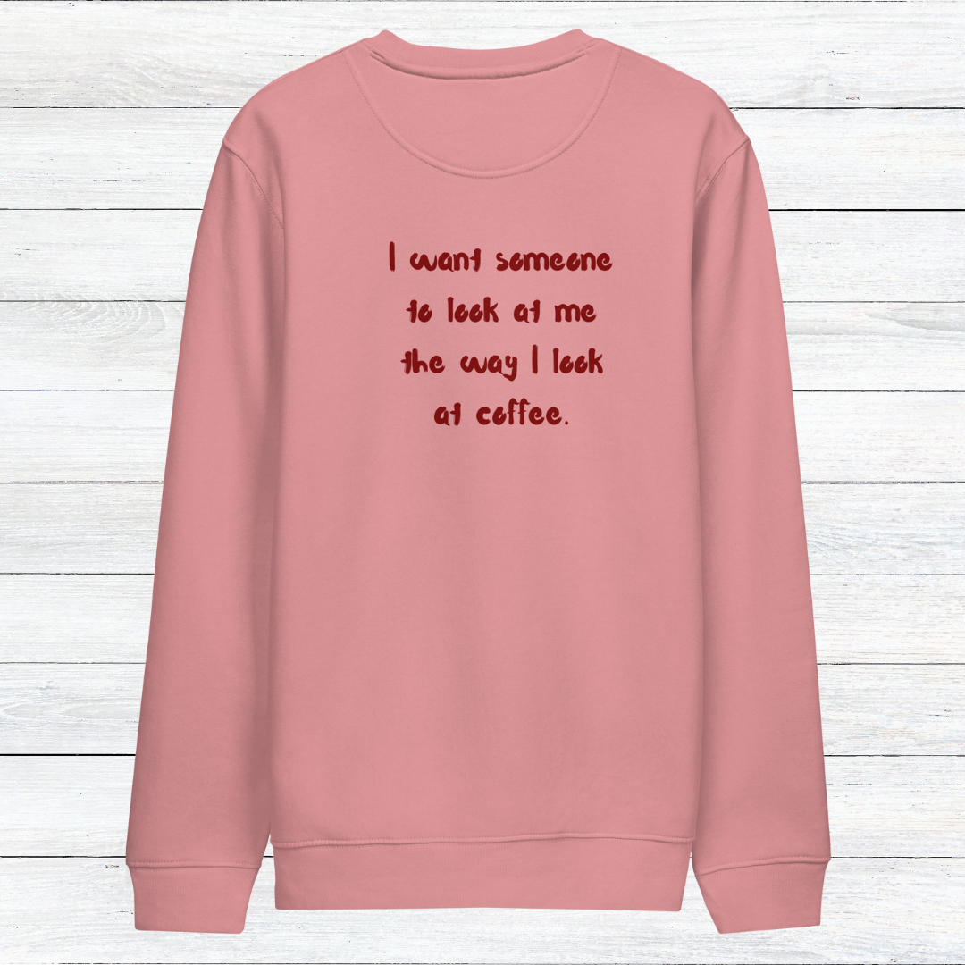 Unisex Eco-Friendly Sweatshirt Cup of Coffee