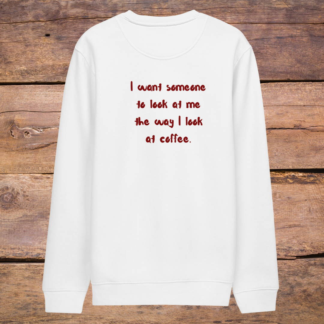 Unisex Eco-Friendly Sweatshirt Cup of Coffee