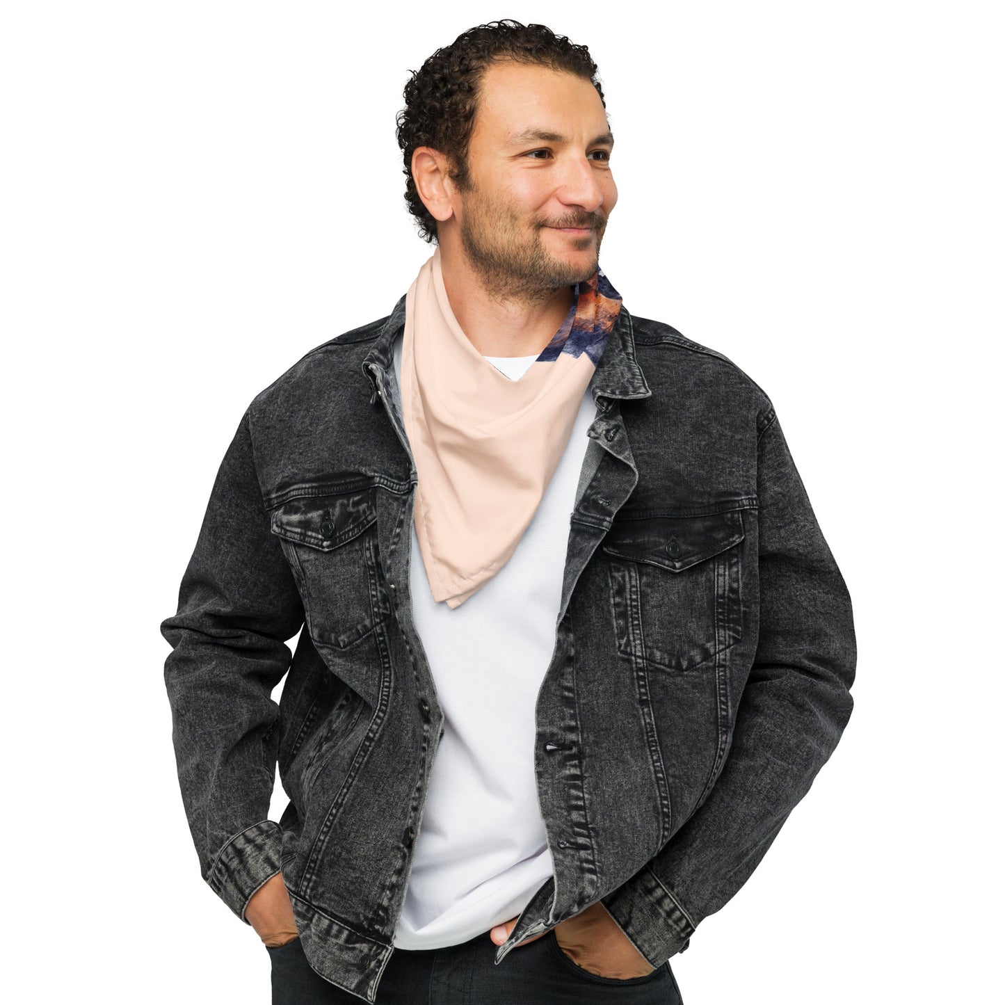 Show off Your Dobermann Style with our All-Over Print Bandana - Perfect for Pet Lovers