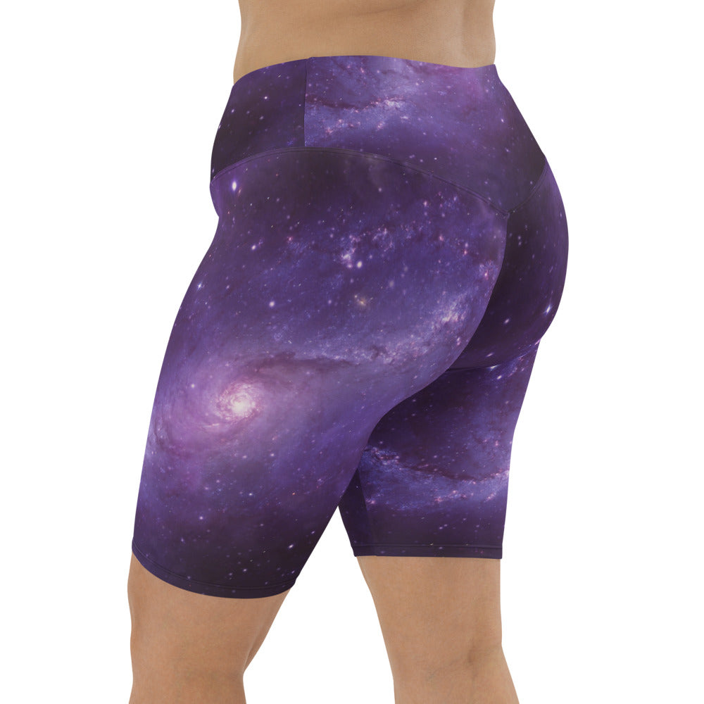 Galaxy in the Space Women Biker Shorts