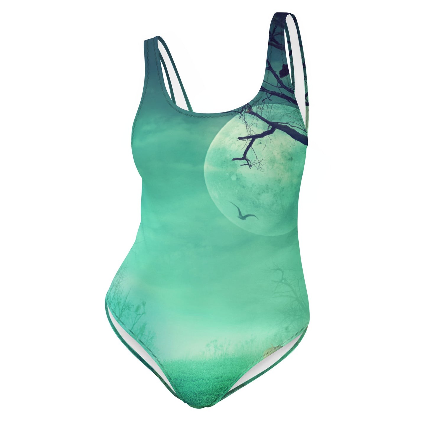 One-Piece Halloween Design Swimsuit