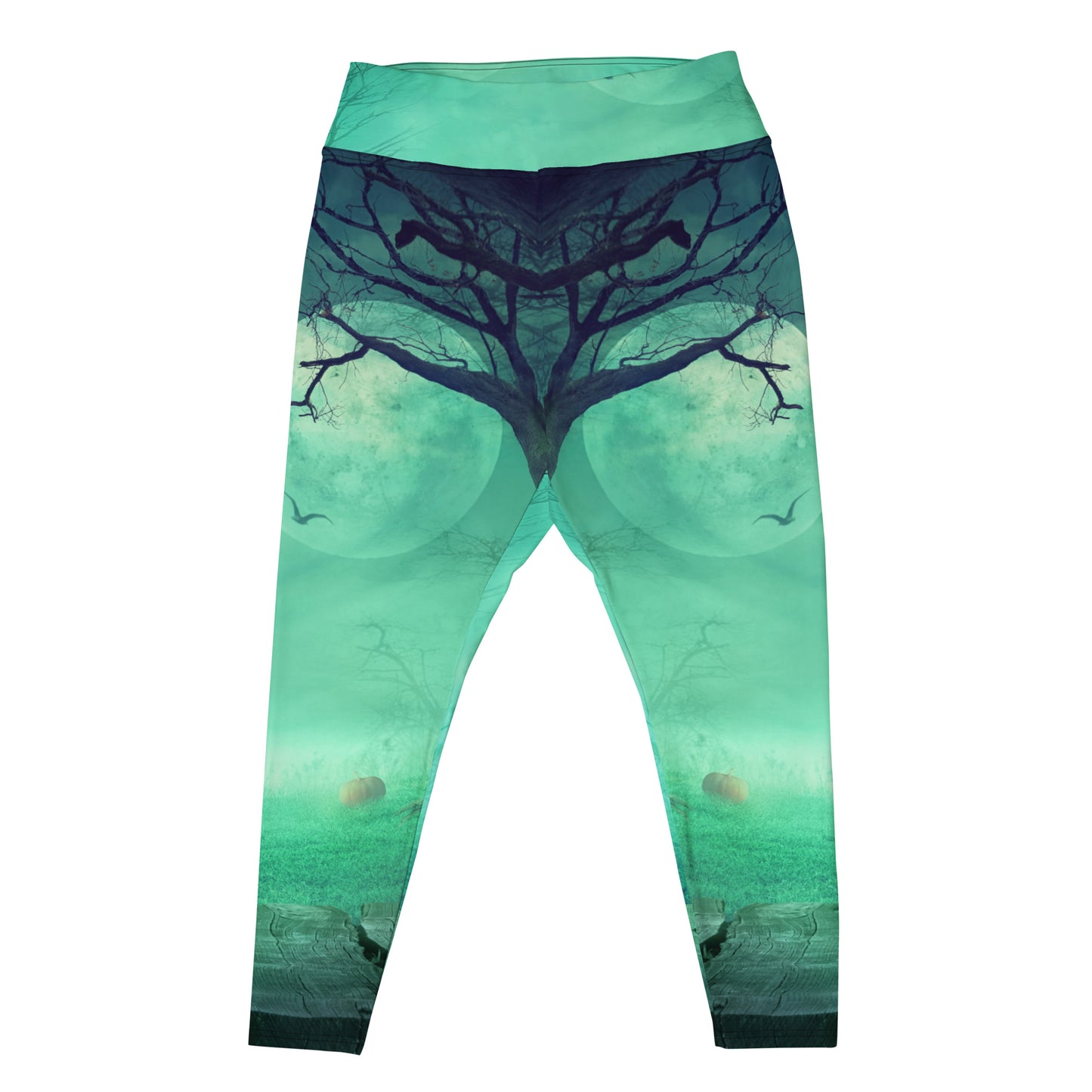 All-Over Print Plus Size Halloween Design Leggings
