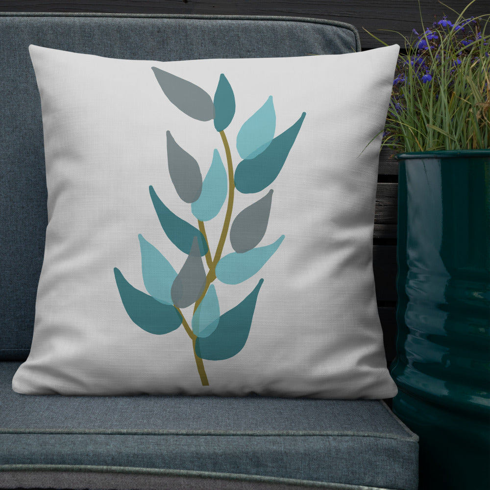 Scandinavian Leaf Premium Pillow