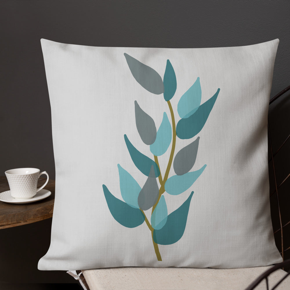 Scandinavian Leaf Premium Pillow