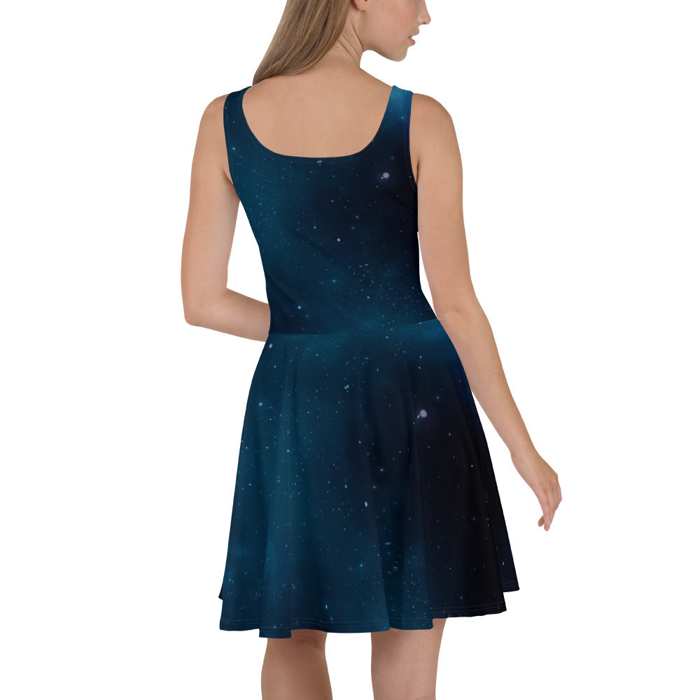 Starry Night Sky Skater Dress