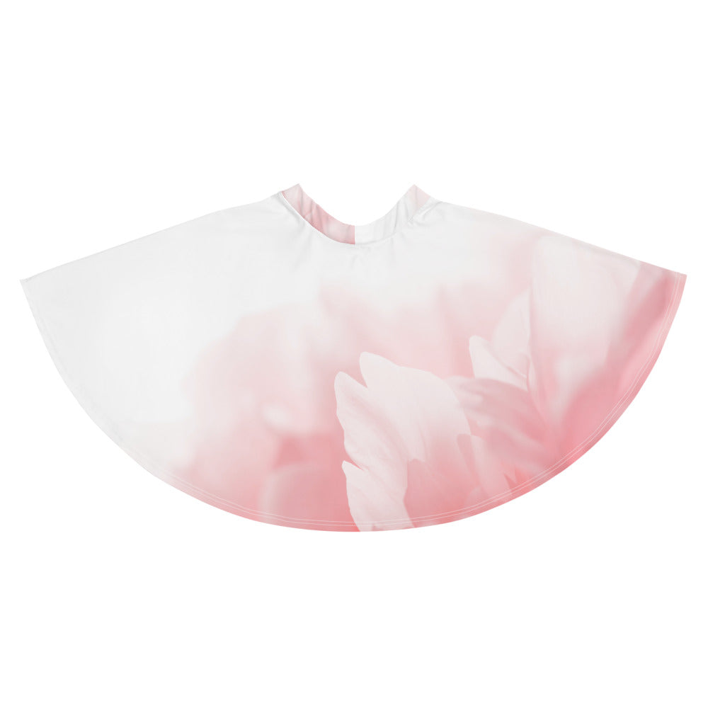 Energetic Skater Skirt. White Peony Petals!