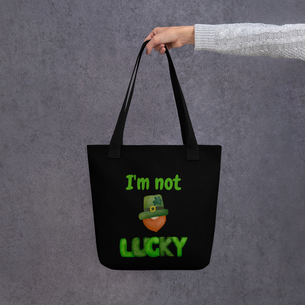 Get Lucky this St. Patrick's Day with our Lucky Gnome Tote Bag!