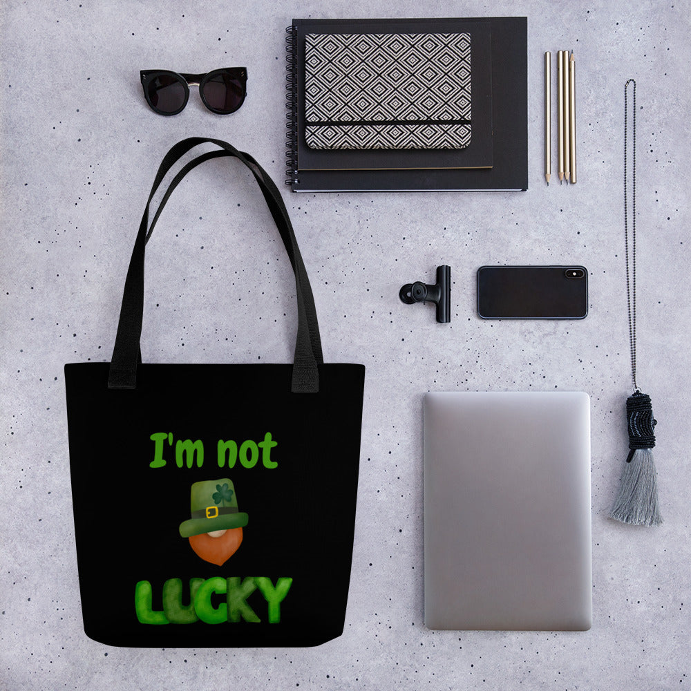 Get Lucky this St. Patrick's Day with our Lucky Gnome Tote Bag!