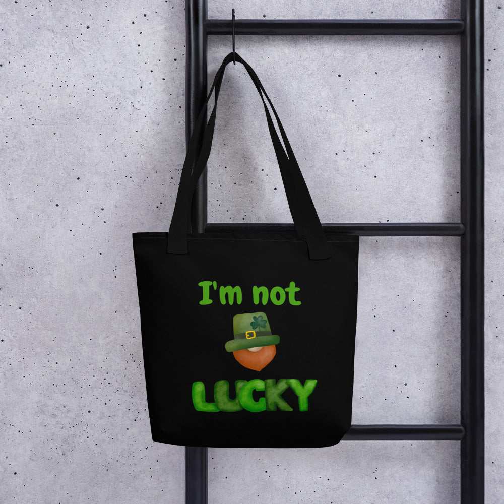 Get Lucky this St. Patrick's Day with our Lucky Gnome Tote Bag!