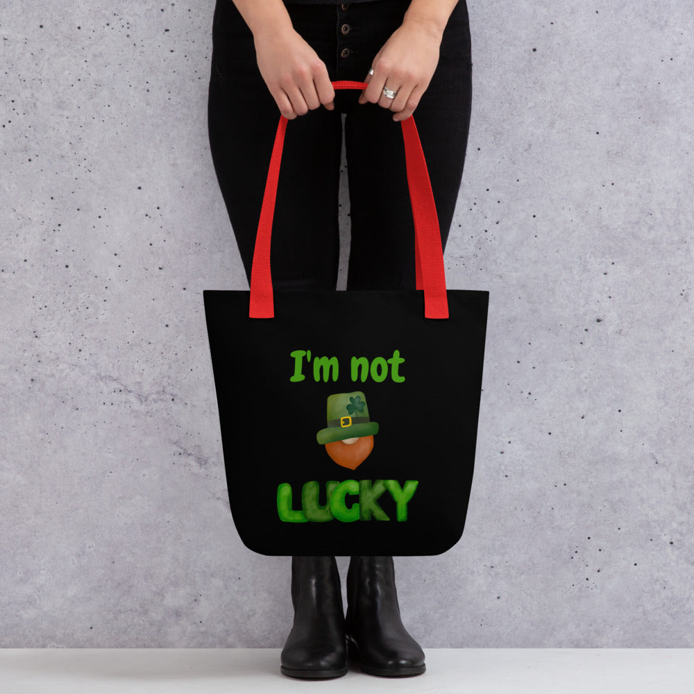Get Lucky this St. Patrick's Day with our Lucky Gnome Tote Bag!