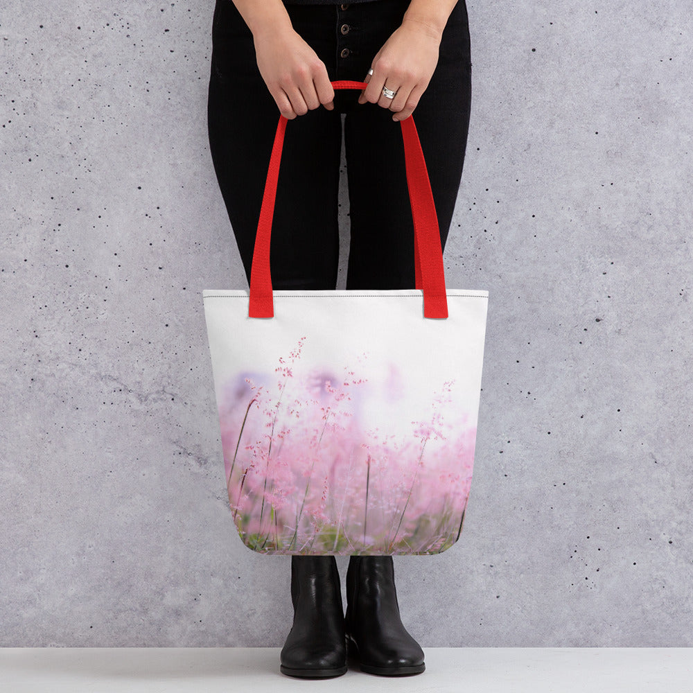 Tote Bag Pink Flowers
