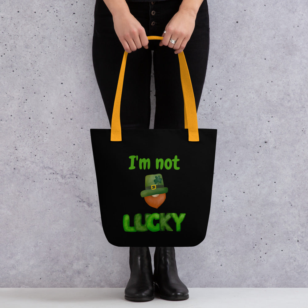 Get Lucky this St. Patrick's Day with our Lucky Gnome Tote Bag!