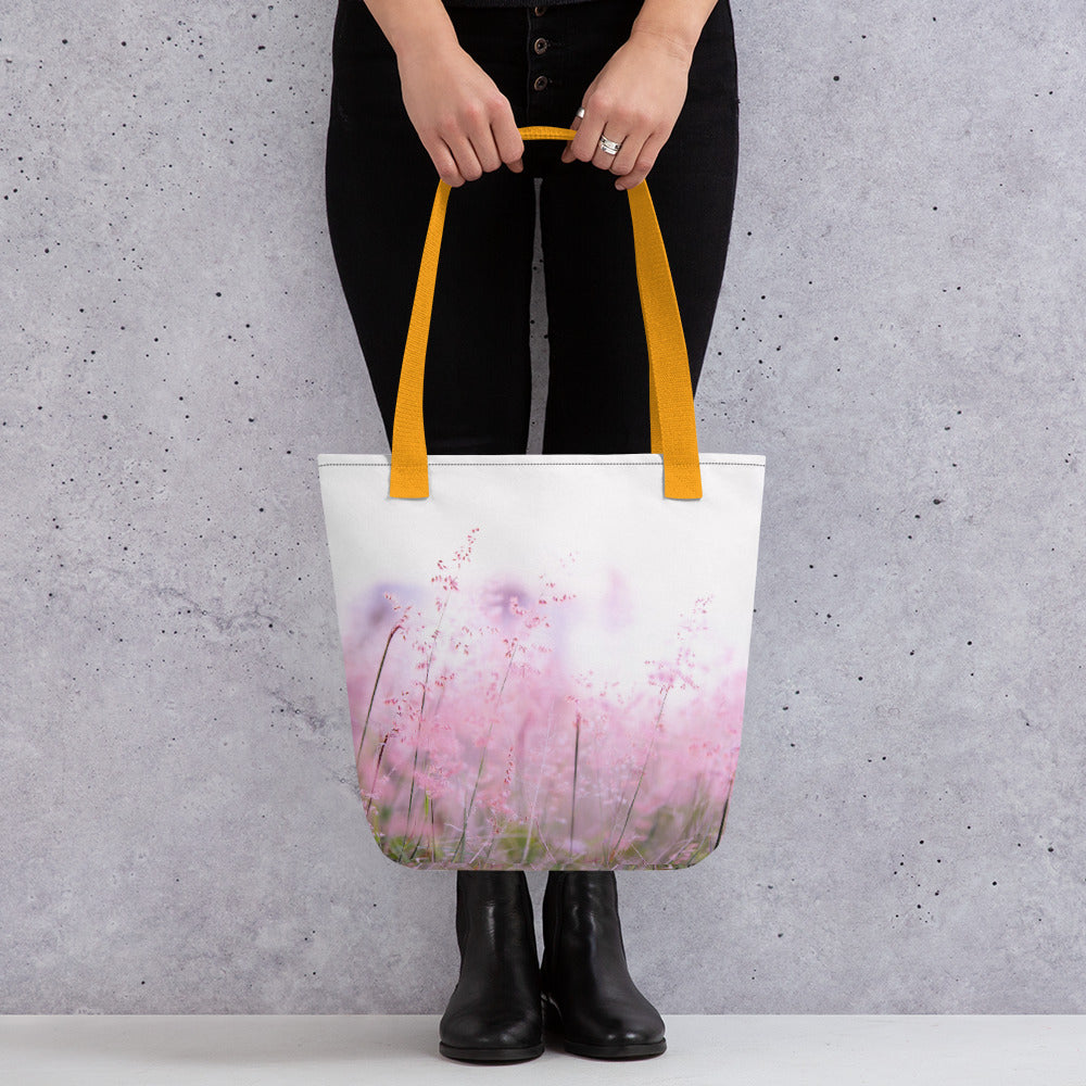 Tote Bag Pink Flowers