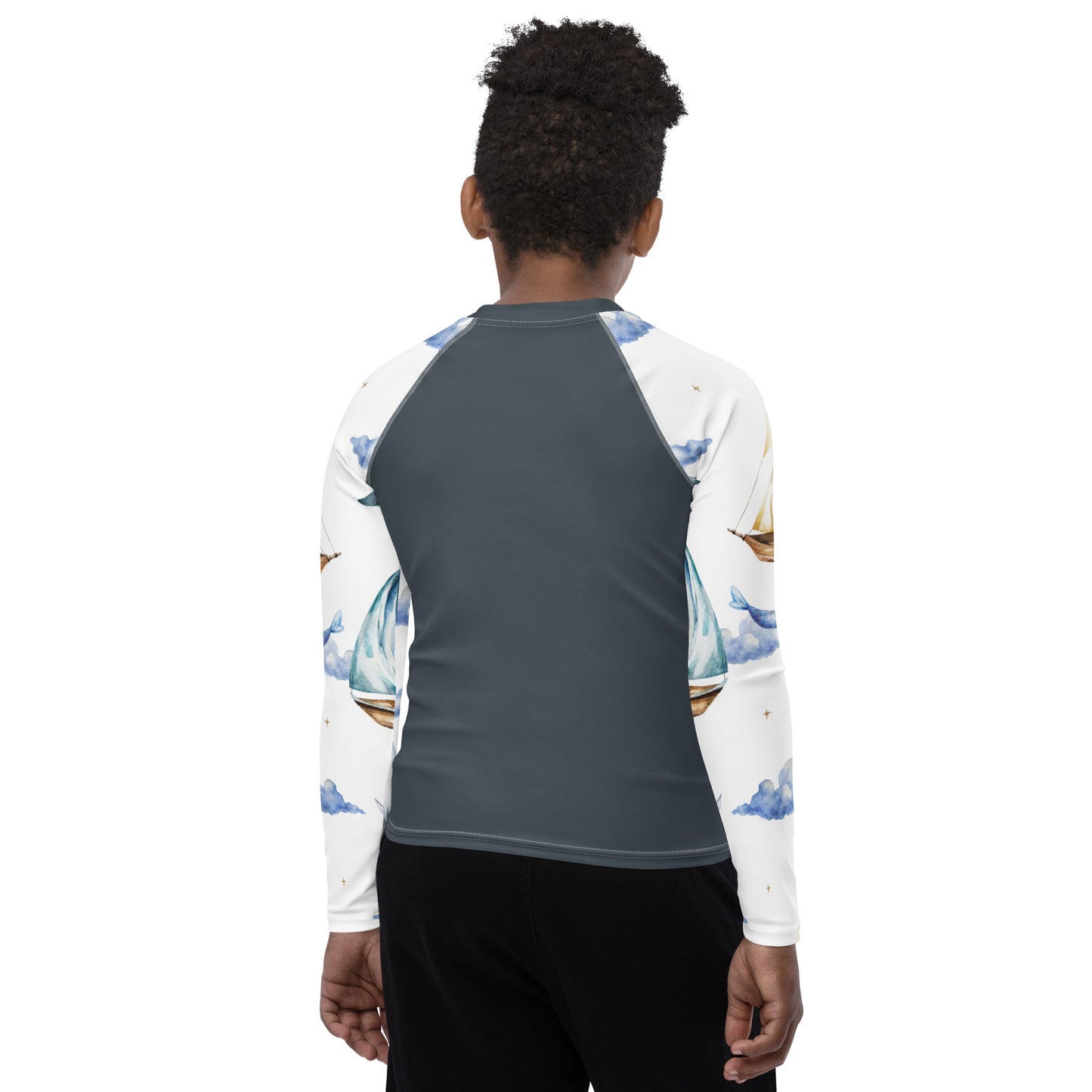 Unisex Youth Rash Guard Sea Adventure