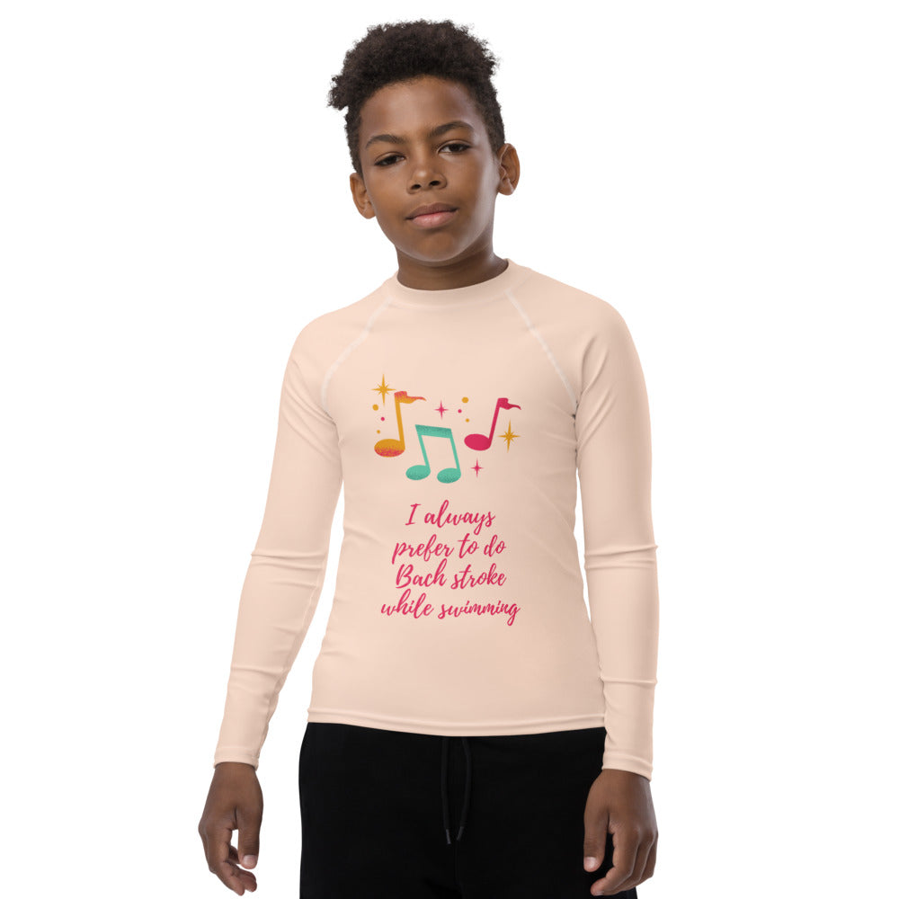Musical Swim Youth Rash Guard