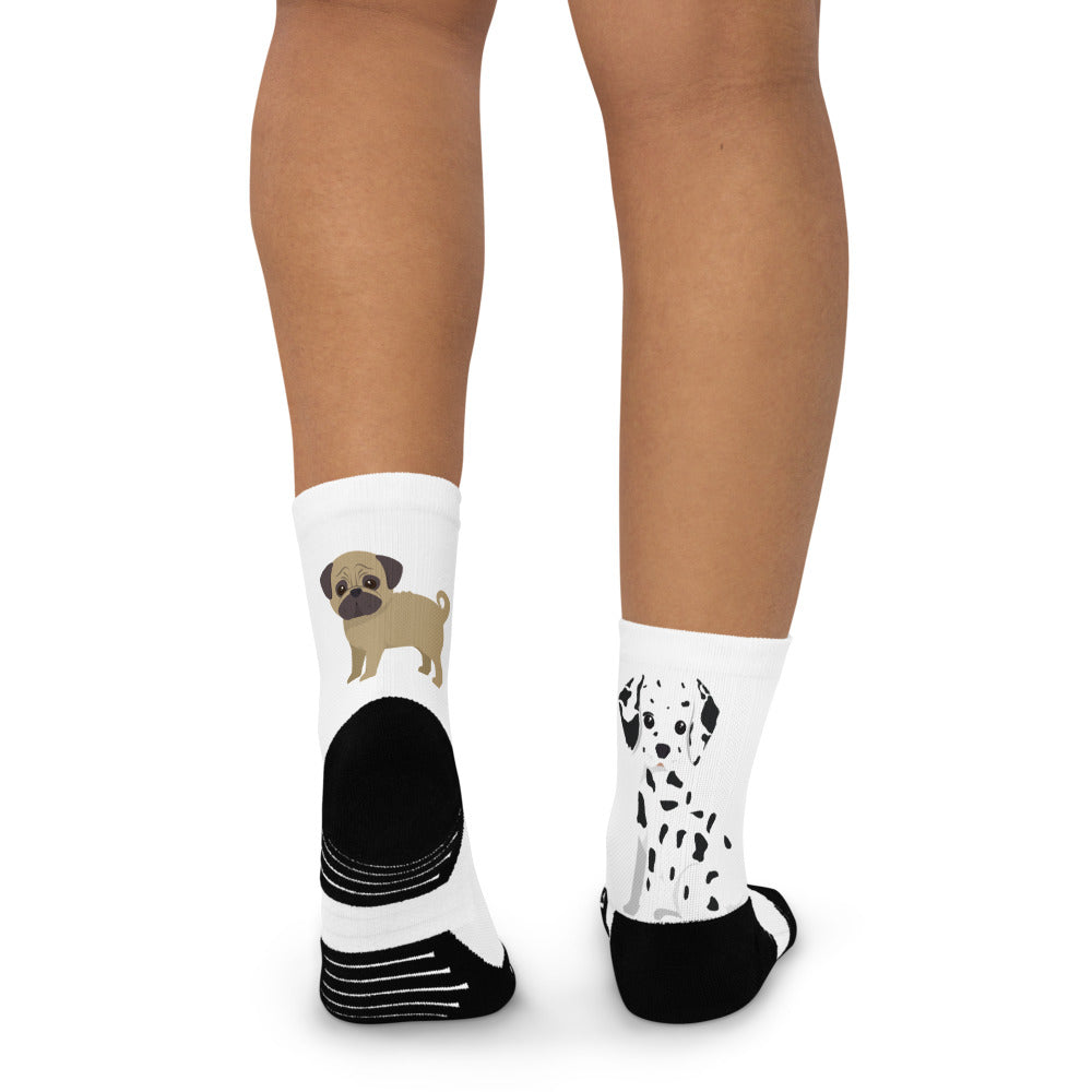 Fabulous Unisex Ankle Socks. Cartoon Dogs