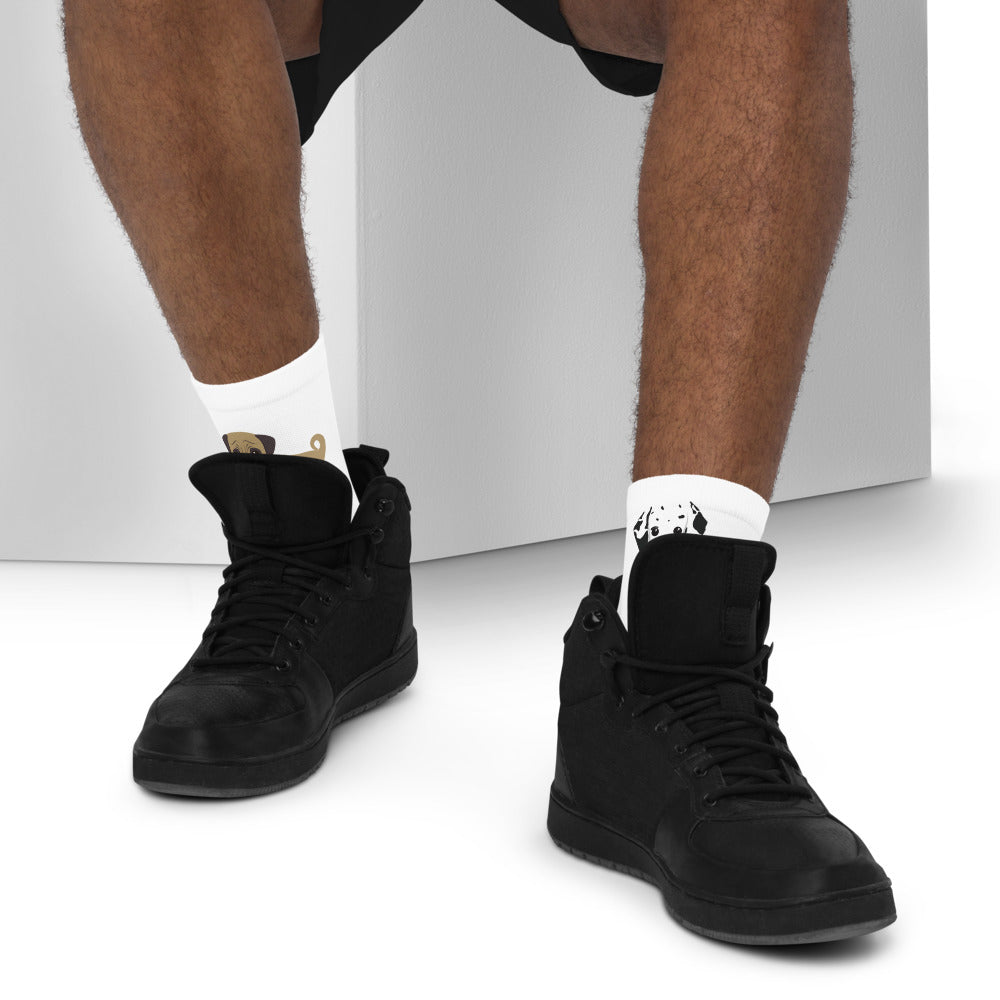 Fabulous Unisex Ankle Socks. Cartoon Dogs