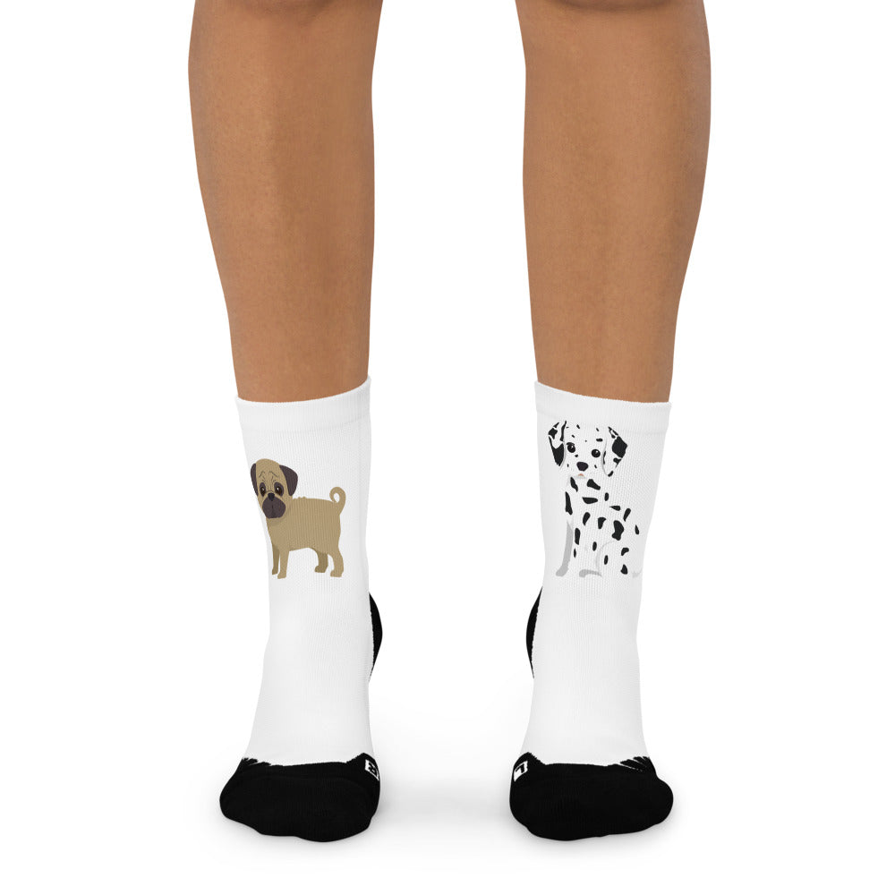Fabulous Unisex Ankle Socks. Cartoon Dogs