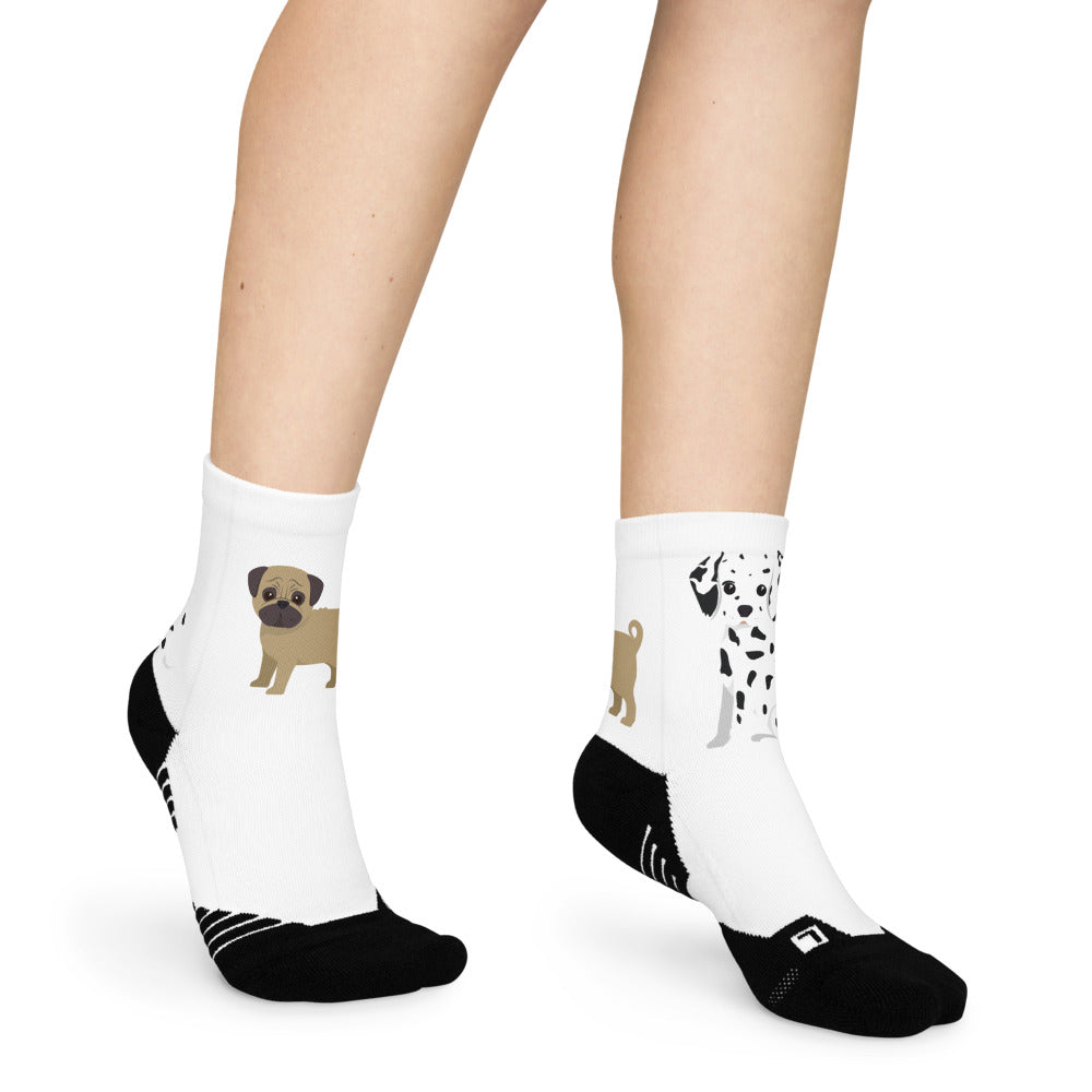 Fabulous Unisex Ankle Socks. Cartoon Dogs