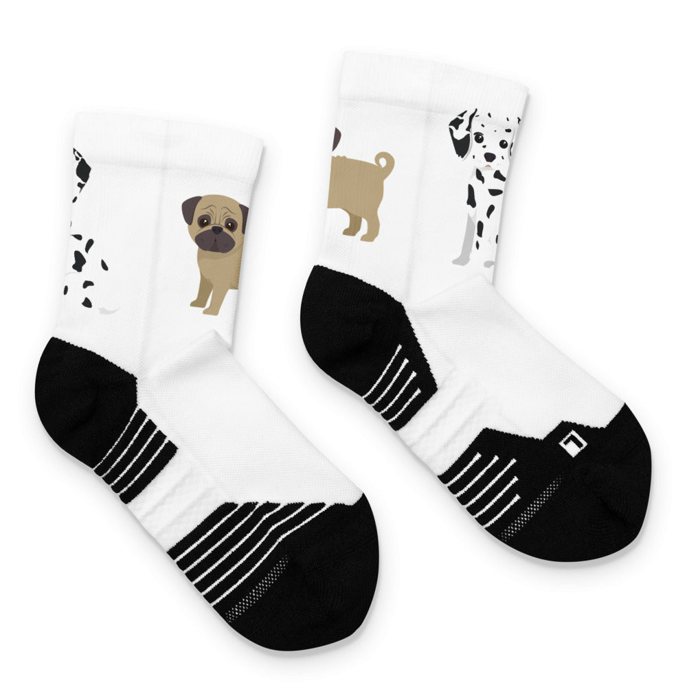 Fabulous Unisex Ankle Socks. Cartoon Dogs