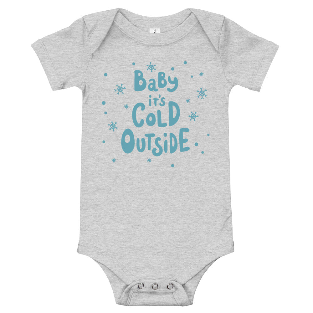 Baby is Cold Outside Short Sleeve One Piece