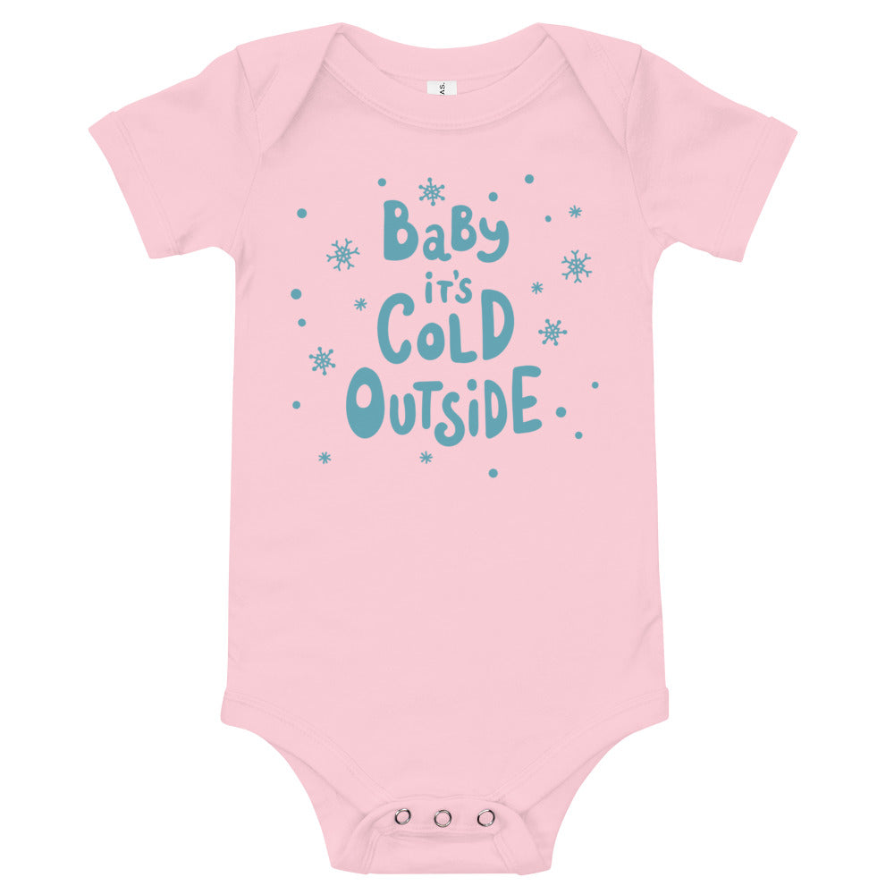 Baby is Cold Outside Short Sleeve One Piece