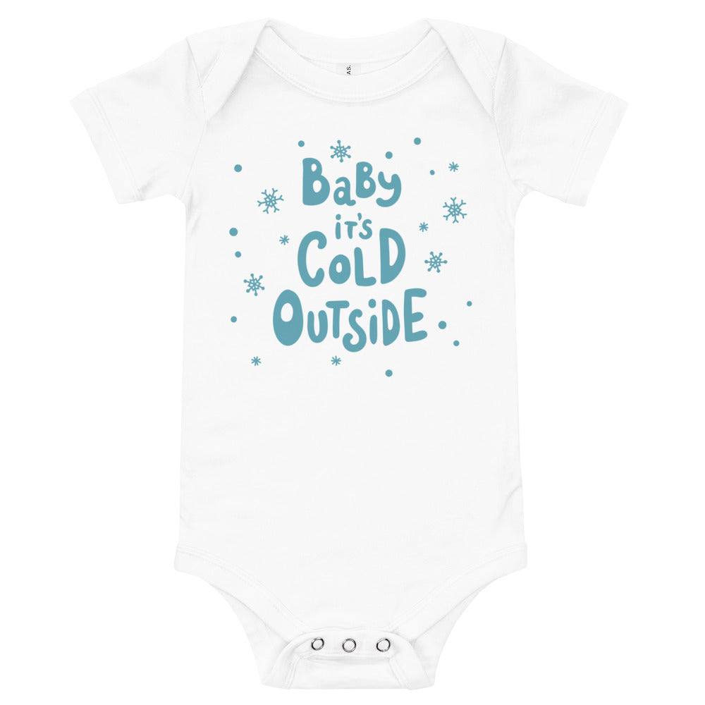 Baby is Cold Outside Short Sleeve One Piece