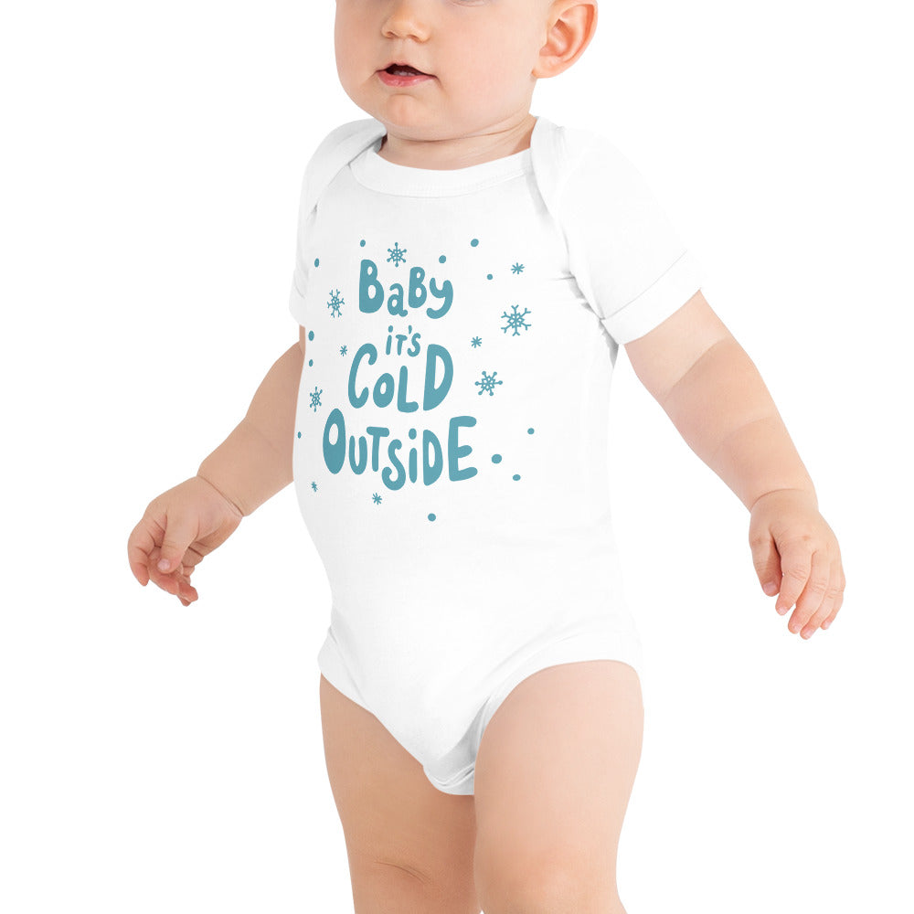 Baby is Cold Outside Short Sleeve One Piece