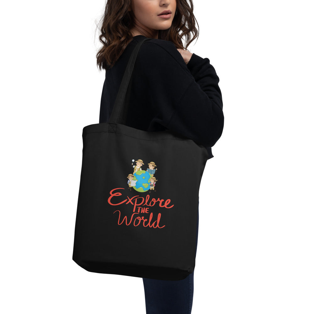 Elegant Artsy Travel the World Eco Tote Bag