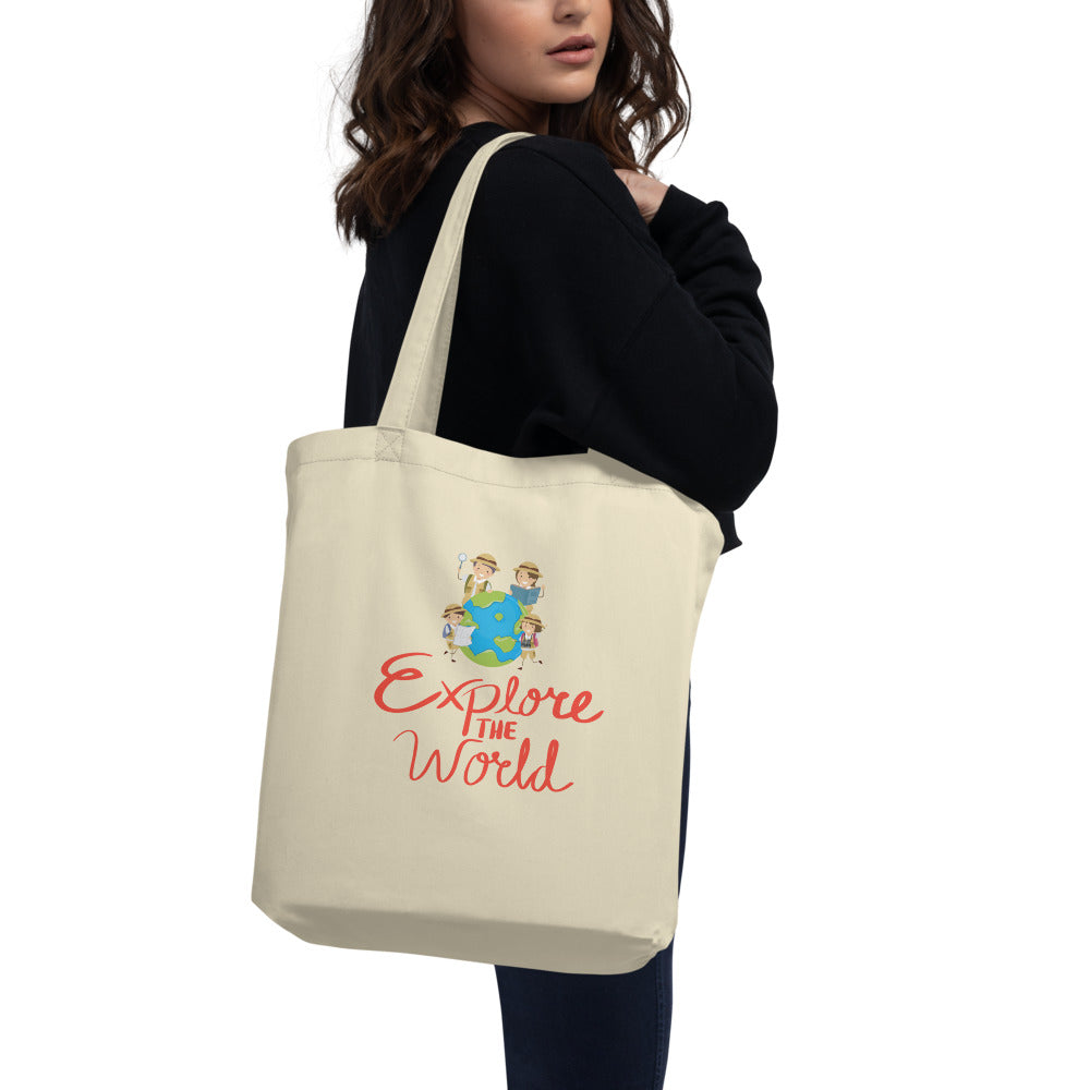 Elegant Artsy Travel the World Eco Tote Bag