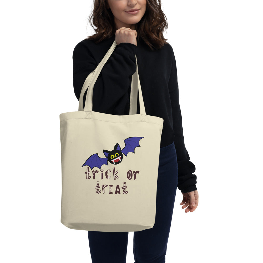 Designer Eco Tote Bag Halloween Bat!