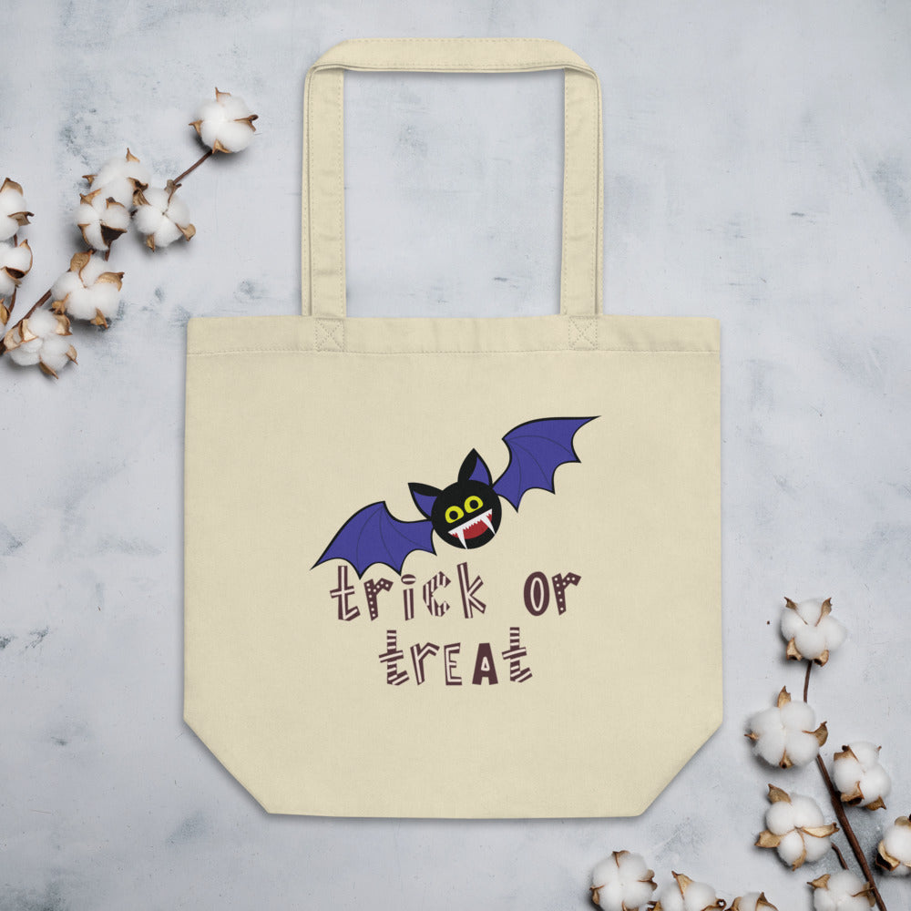 Designer Eco Tote Bag Halloween Bat!