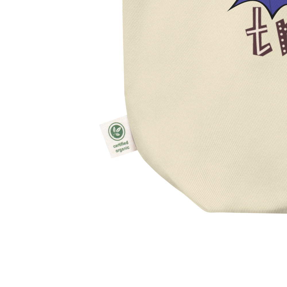 Designer Eco Tote Bag Halloween Bat!